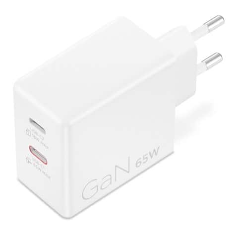 Zasilacz Lenovo G0A6065WEU 65W GaN 2x USB-C biały — zdjęcie 1 z 8