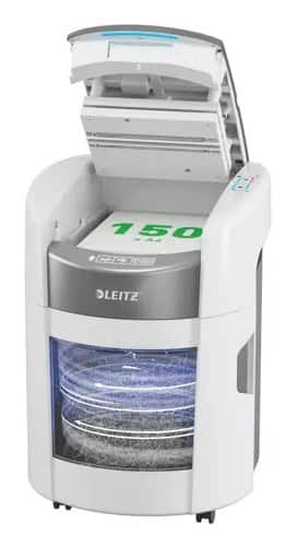 Niszczarka Leitz IQ Optimax AutoFeed 150, P5, 150 kartek, 15 l kosz — zdjęcie 1 z 8
