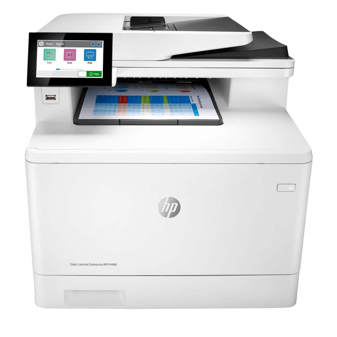 Drukarka HP Color LaserJet Enterprise M480f — zdjęcie 1 z 8