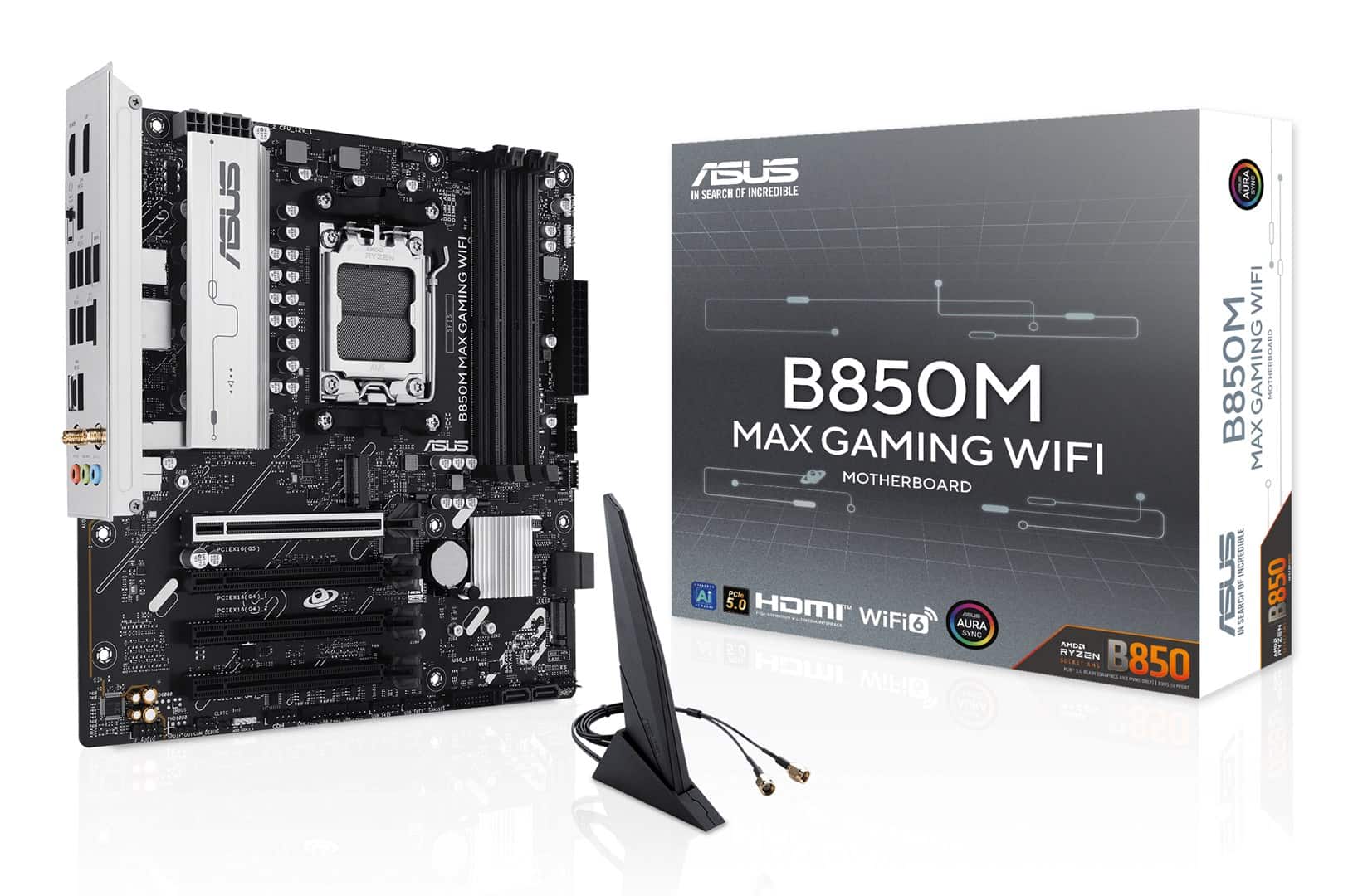 Płyta główna ASUS B850M MAX GAMING WIFI — zdjęcie 1 z 7