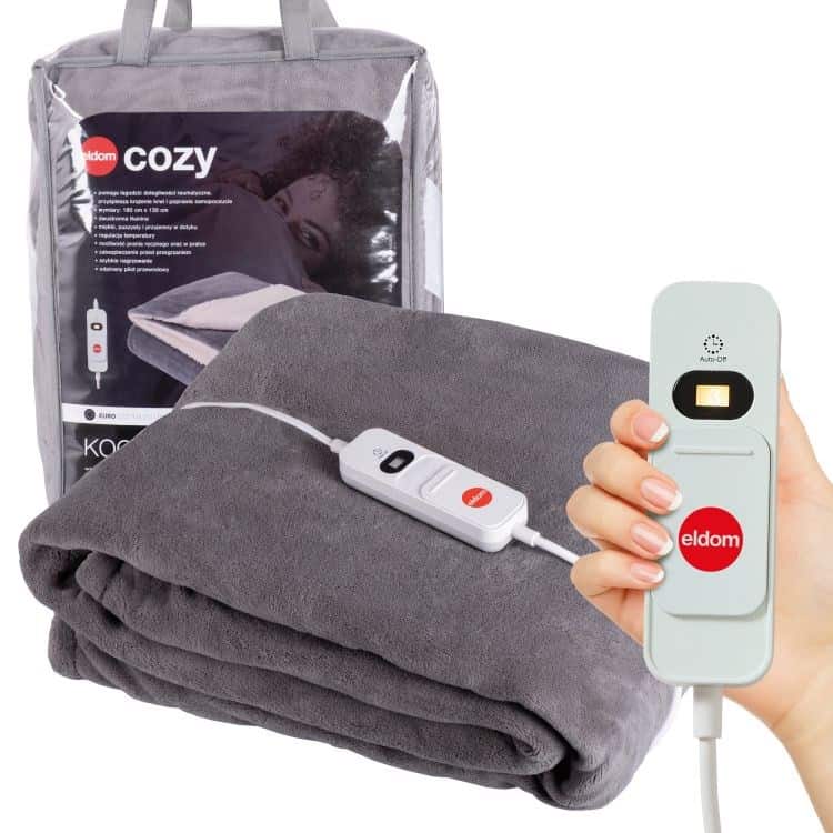 ELDOM KOC ELEKTRYCZNY KT200 KOZY 120W, PILOT PRZEWODOWY, TRZY POZIOMY PRACY, REGULACJA TEMP. SZYBKIE NAGRZEWANIE — zdjęcie 1 z 8