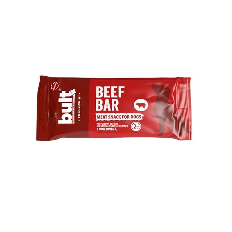 BULT Batonik proteinowy z wołowiną dla psa 75g
