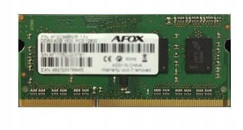 AFOX SO-DIMM DDR3 8GB 1866MHZ AFSD38CK1P — zdjęcie 1 z 2