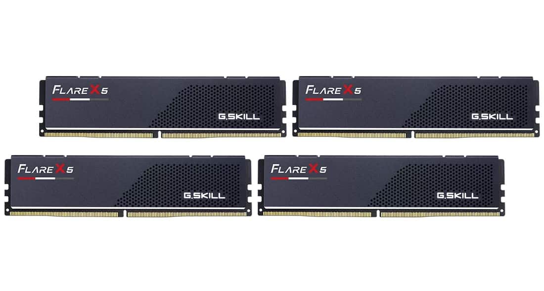G.SKILL FLARE X5 AMD DDR5 4X48GB 6000MHZ CL28 EXPO BLACK F5-6000J2836G48GX4-FX5 — zdjęcie 1 z 7