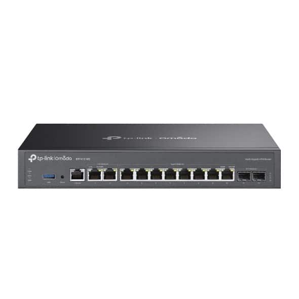 TP-Link Omada ER7412-M2 ruter 2.5 Gigabit Ethernet, Gigabit Ethernet Czarny — zdjęcie 1 z 5