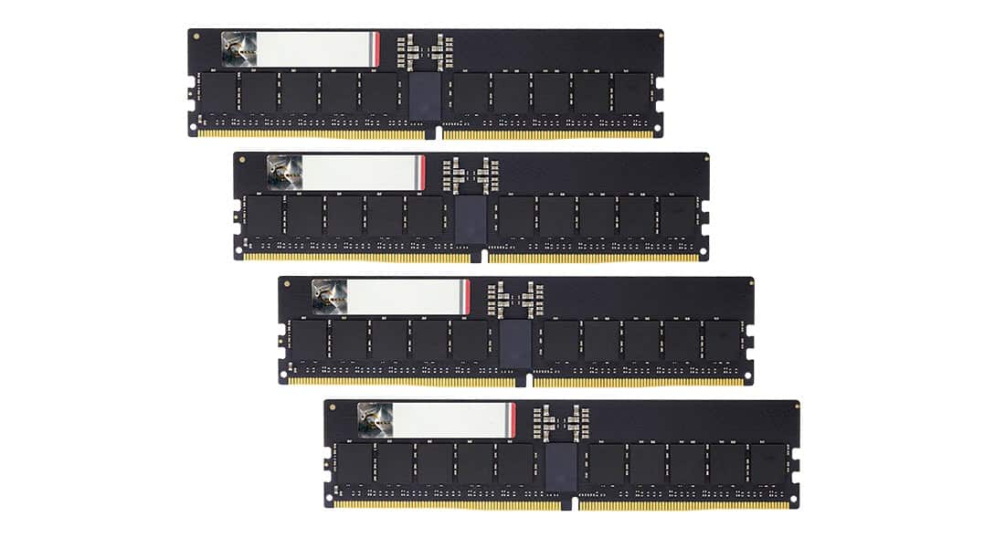 G.SKILL ZETA G5 NEO AMD DDR5 ECC-R 4X32GB 6400MHZ CL32 F5-6400R3239G32GQ4-G5N — zdjęcie 1 z 2