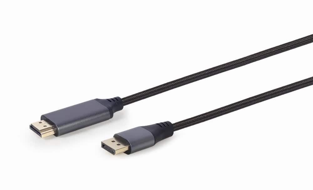 GEMBIRD KABEL DISPLAYPORT M -> HDMI M/M 4K, 1.8M — zdjęcie 1 z 2