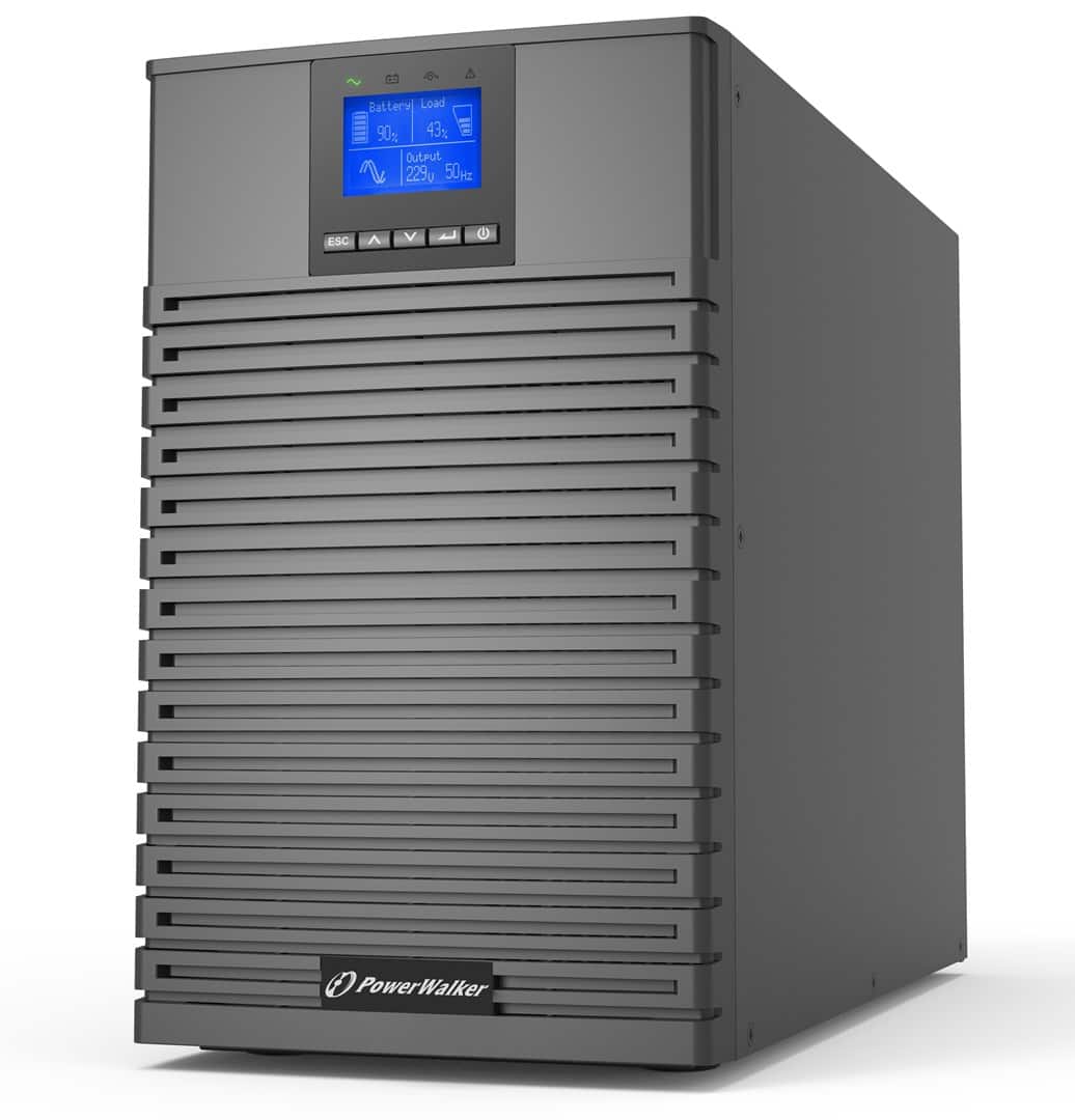 POWER WALKER UPS ON-LINE VFI 2000 ICT IOT PF1 1/1 FAZY, 2000VA, USB/RS232, 8X IEC C13, C14 EPO — zdjęcie 1 z 5