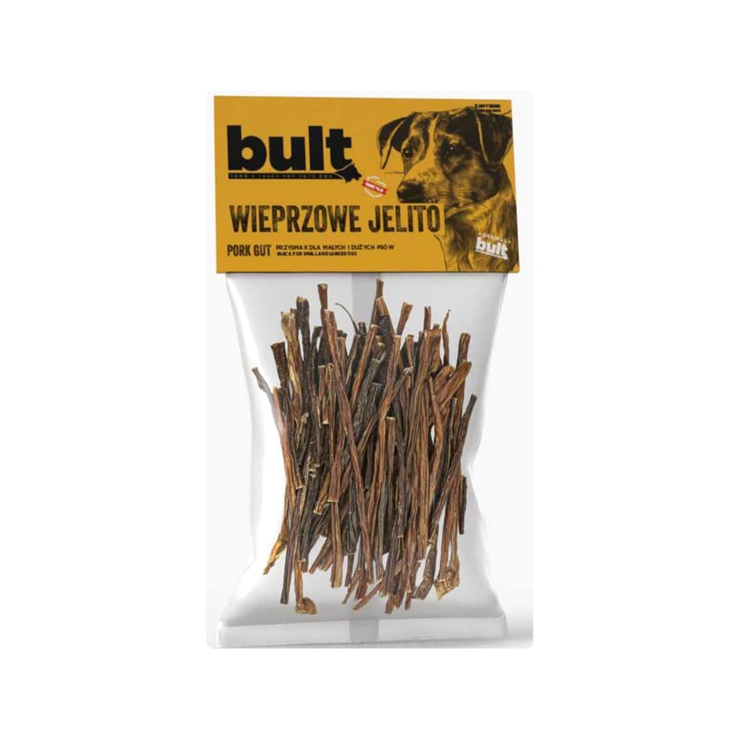 BULT Jelito cienkie wieprzowe dla psa 100g — zdjęcie 1 z 3