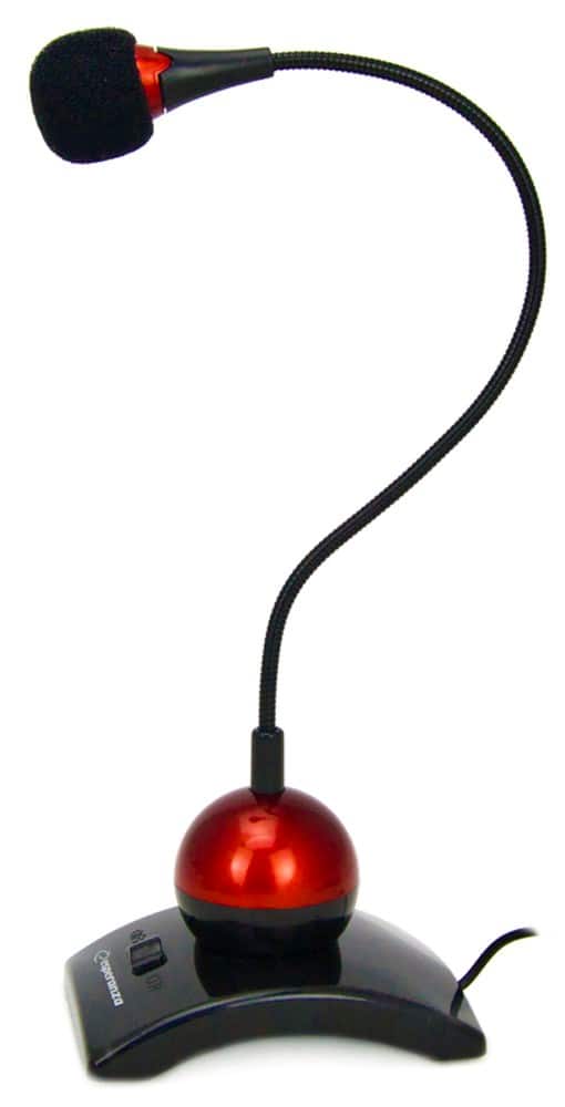 Mikrofon Esperanza Chat Desktop EH130 (kolor czerwony) — zdjęcie 1 z 4