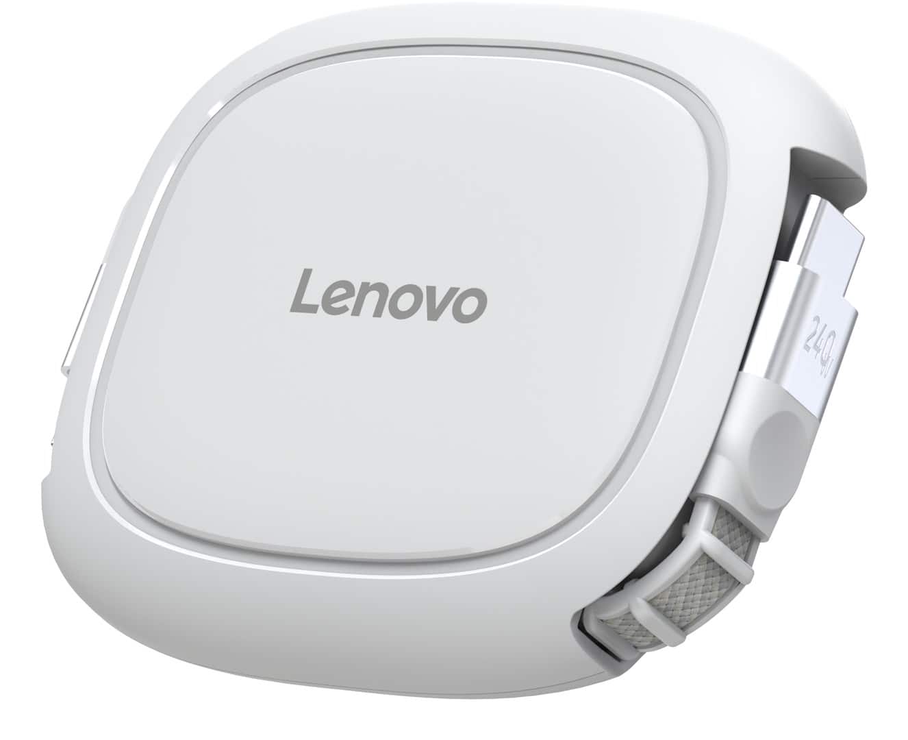 Kabel zwijany Lenovo GX91V57059 240W USB-C biały — zdjęcie 1 z 5