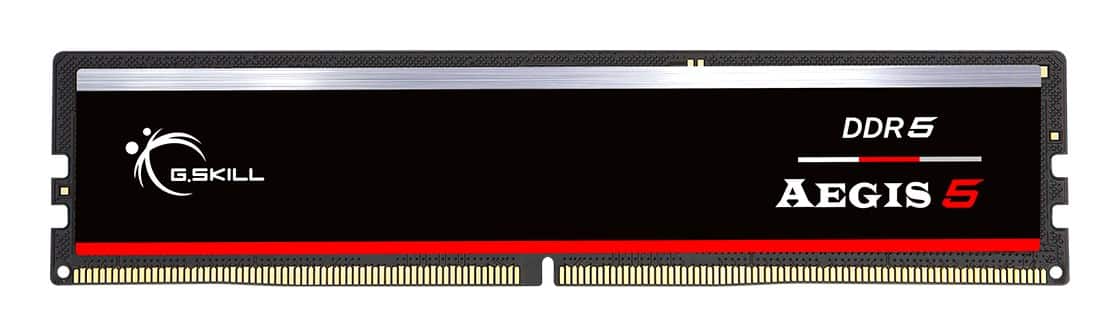 G.SKILL AEGIS 5 DDR5 16GB 5600MHZ CL36-36 XMP3 BLACK F5-5600J3636C16GX1-IS (OUTLET) — zdjęcie 1 z 5