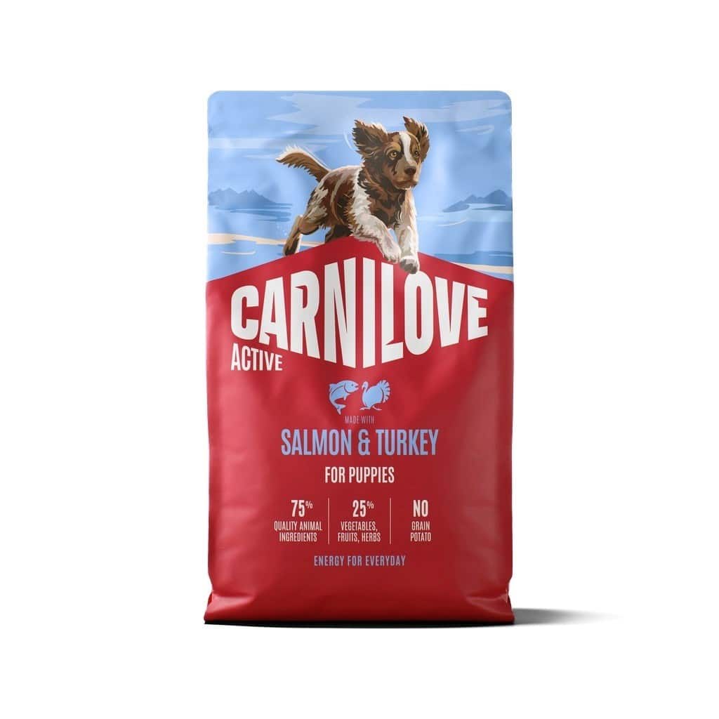 CARNILOVE ACTIVE DOG SALMON&TURKEY PUPPIES 4kg