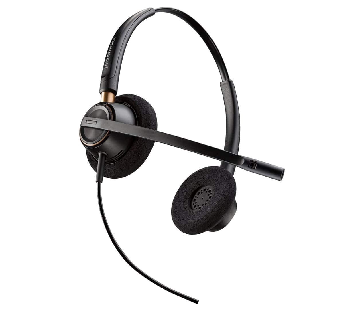 Słuchawki Poly EncorePro HW520 Binaural Wired Headset, Quick Disconnect, Black — zdjęcie 1 z 3
