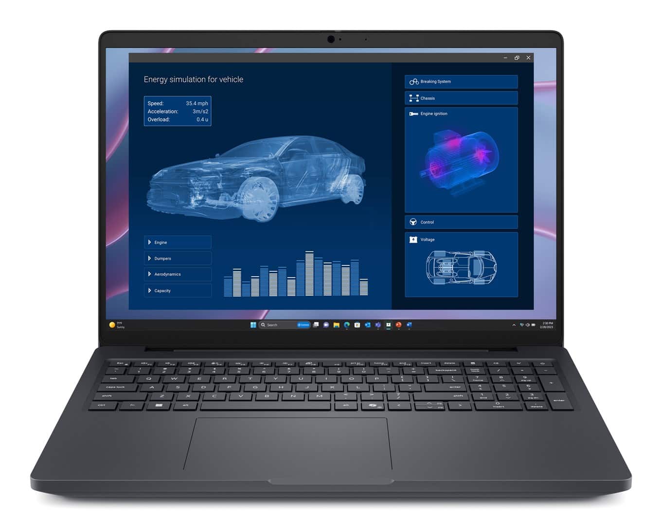 Dell Pro Max 16 MC16255 Ryzen AI 5 PRO 340 16.0"FHD+ IPS 300nits Matt 16GB LPDDR5X SSD256 Radeon 840M Cam 2,0 Mpix W11Pro 3Y Pro Support — zdjęcie 1 z 8