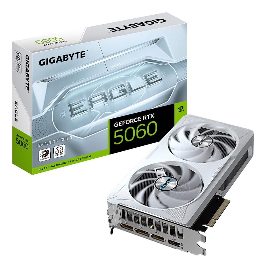 Karta graficzna Gigabyte GeForce RTX 5060 EAGLE OC ICE 8GB — zdjęcie 1 z 8