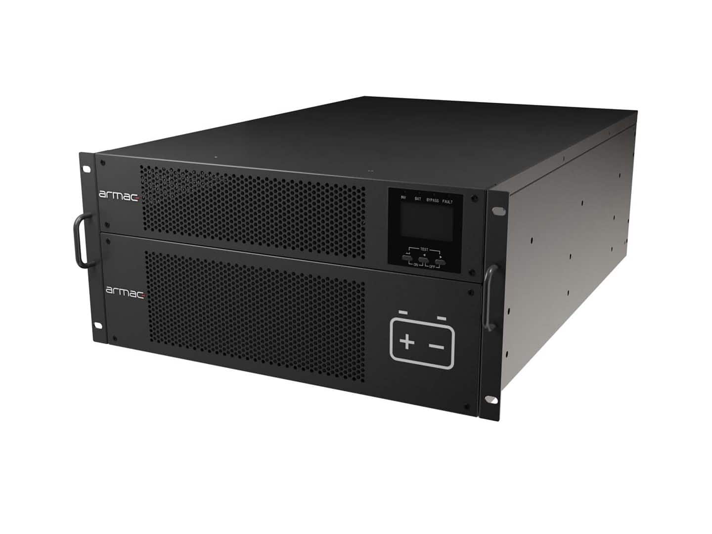 Zasilacz awaryjny Armac UPS R/10000I/PF1/DF 10000VA ON-LINE z metalową obudową, filtrem przeciwpyłowym i wyświetlaczem LCD — zdjęcie 1 z 4