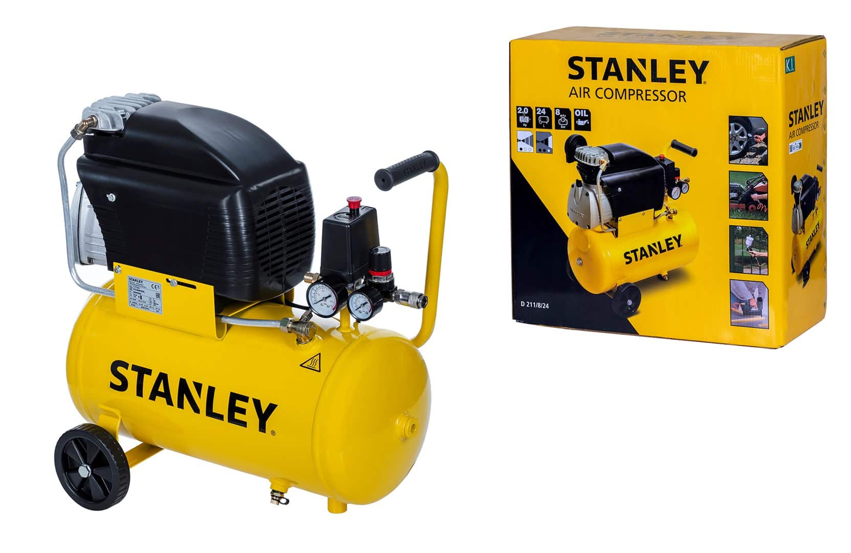 Sprężarka olejowa 1500W FCCC404STN005 STANLEY (OUTLET) — zdjęcie 1 z 8