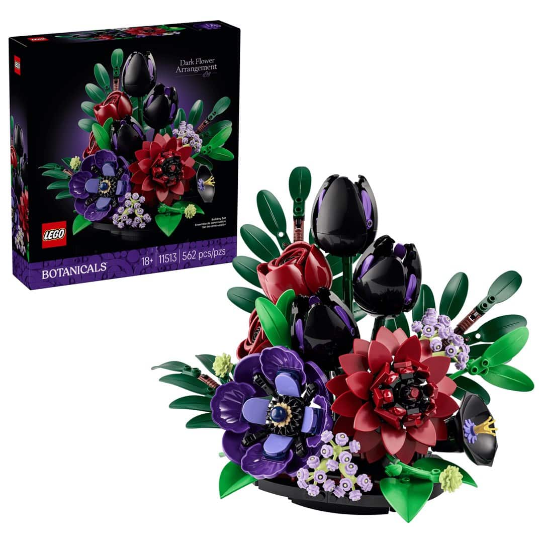 LEGO Botanical Collection 11513 - Kompozycja z ciemnych kwiatów — zdjęcie 1 z 8