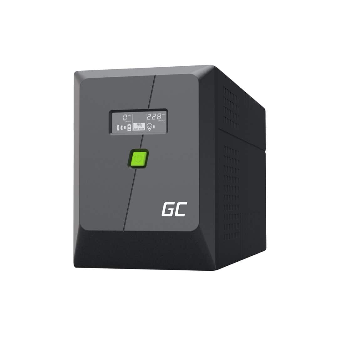 GREEN CELL UPS POWERPROOF 900W/1500VA MODYFIKOWANA SINUSOIDA (OUTLET) — zdjęcie 1 z 8