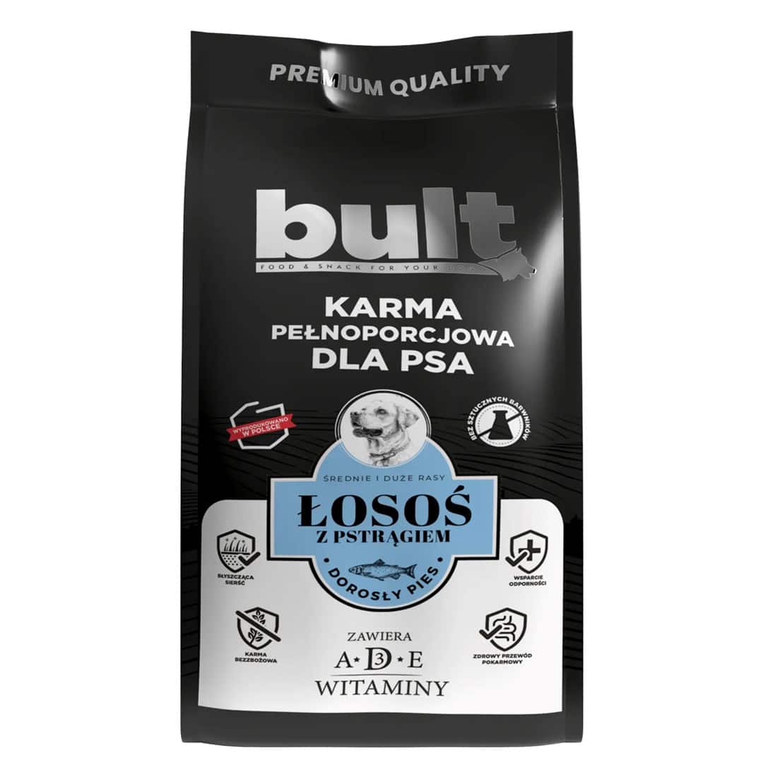 BULT Karma sucha z łososiem i pstrągiem dla psa 3kg — zdjęcie 1 z 3