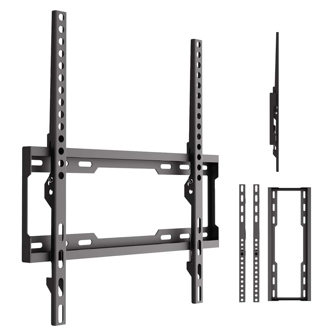 MACLEAN UCHWYT WIESZAK DO TV 32-75'' UCHWYT / WIESZAK DO TV MACLEAN, MAX VESA 400X400, 32-75", DO 45KG, CZARNY, REG. POCHYŁU — zdjęcie 1 z 8