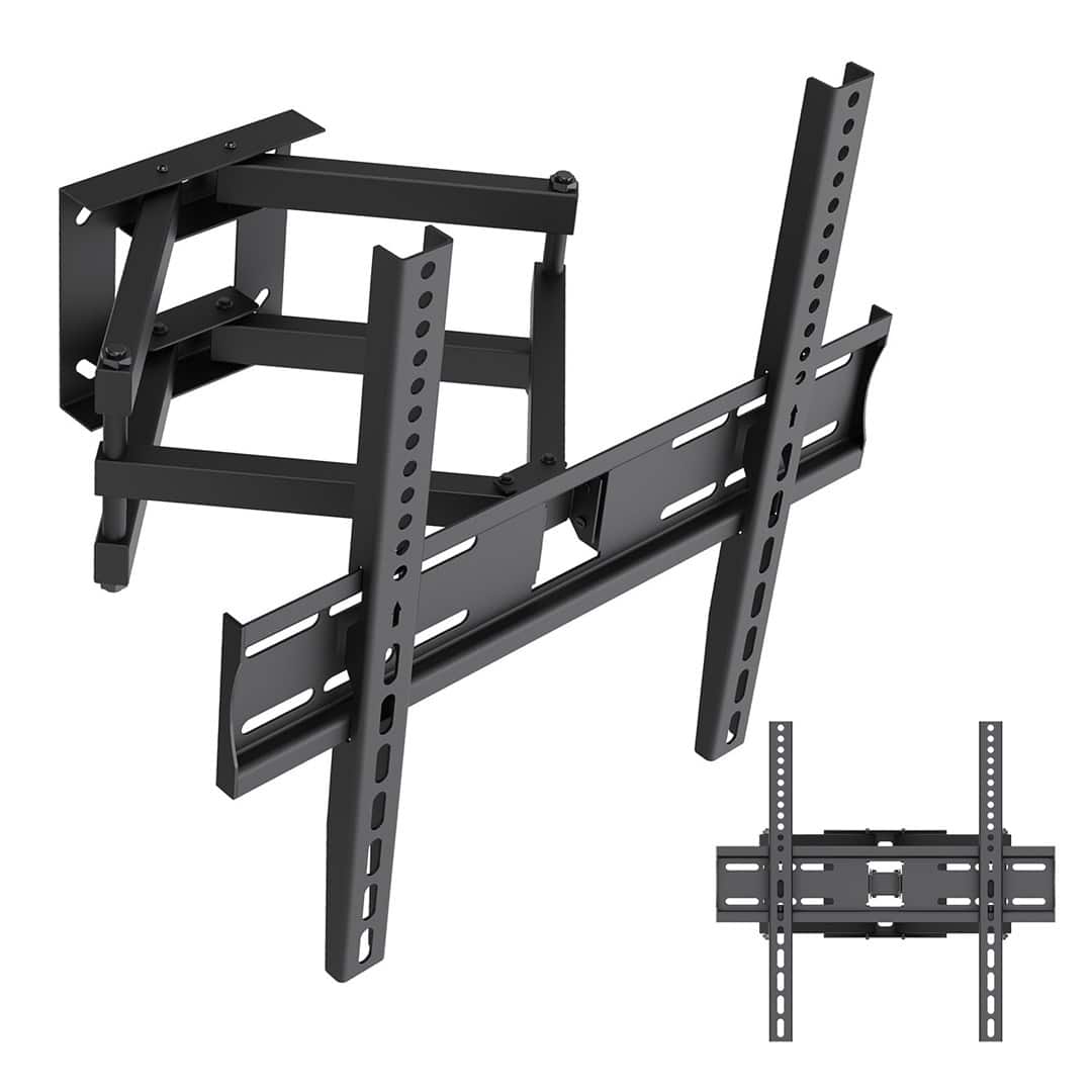 MACLEAN UCHWYT WIESZAK DO TV UCHWYT WIESZAK DO TV 32-70''MAX VESA 400X400, 32-70", DO 40KG, CZARNY, REG. POCHYŁU +12°~-12° I — zdjęcie 1 z 8