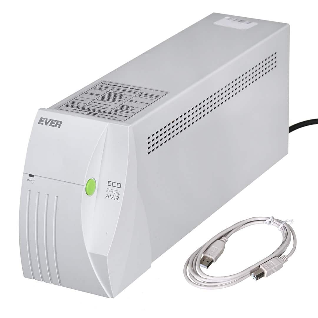 Zasilacz awaryjny Ever ECO PRO 700VA (Wyprzedaż) — zdjęcie 1 z 6