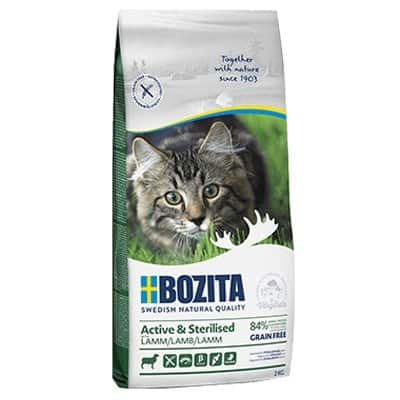 BOZITA Active & Sterilised Grain free Lamb - sucha karma dla kotów wychodzących po sterylizacji - 2kg (WYPRZEDAŻ)