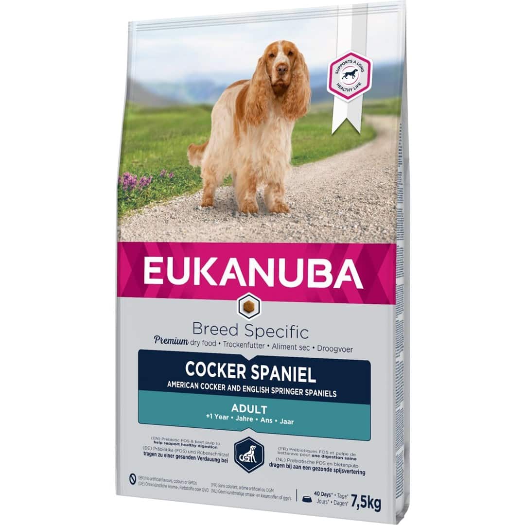 Eukanuba Breed Specific Cocker Spaniel Adult - sucha karma dla psa - 7,5 kg (OUTLET) — zdjęcie 1 z 3