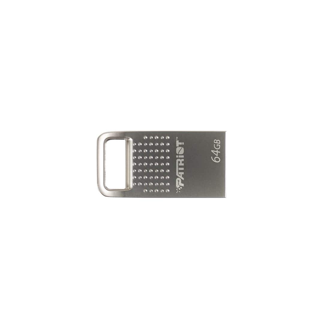Patriot FLASHDRIVE Tab200 64GB Type A USB 2.0, mini, aluminiowy, srebrny — zdjęcie 1 z 4