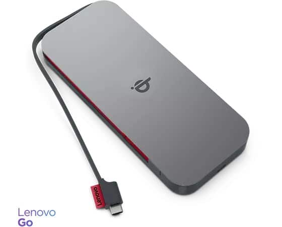 Power Bank Lenovo Go 10 000 mAh, G0A3LG1WWW, USB-C, szary — zdjęcie 1 z 7