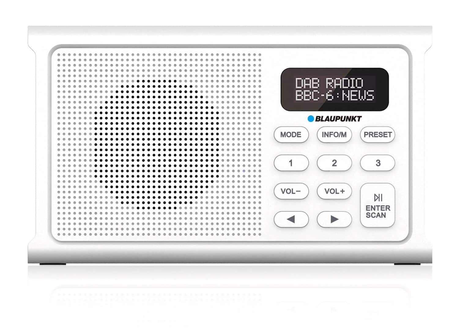 Radio przenośne BLAUPUNKT DAB DR3WH, biały — zdjęcie 1 z 3