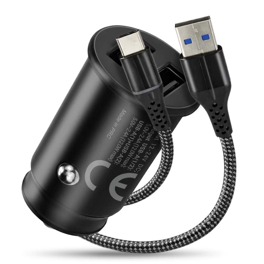 EVERACTIVE ŁADOWARKA SAMOCHODOWA 2 X USB CZARNA + KABEL CC-25C — zdjęcie 1 z 8