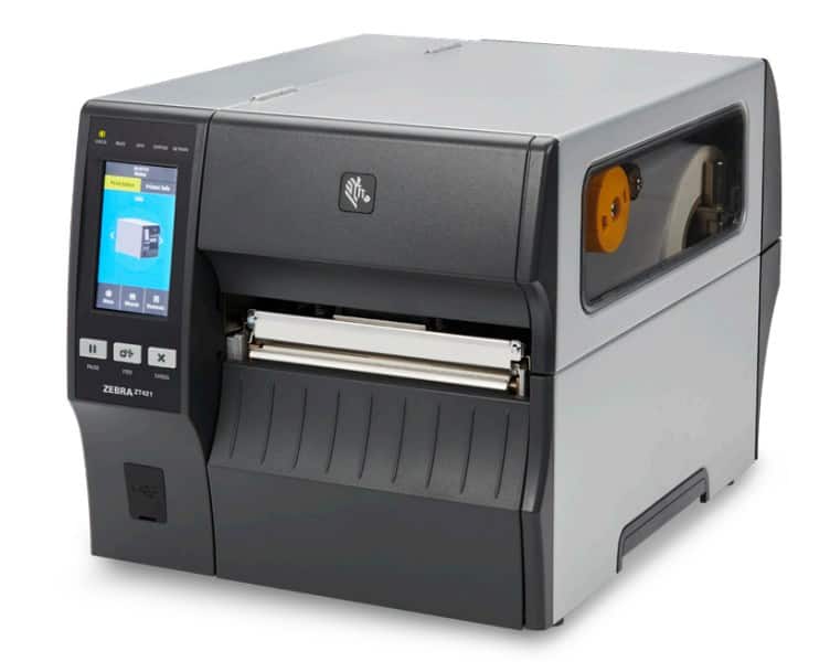 Zebra Półprzemysłowa drukarka etykiet ZT421/termiczna/termotransferowa/USB/RS232/Ethernet/203dpi ZT42162-T0E0000Z