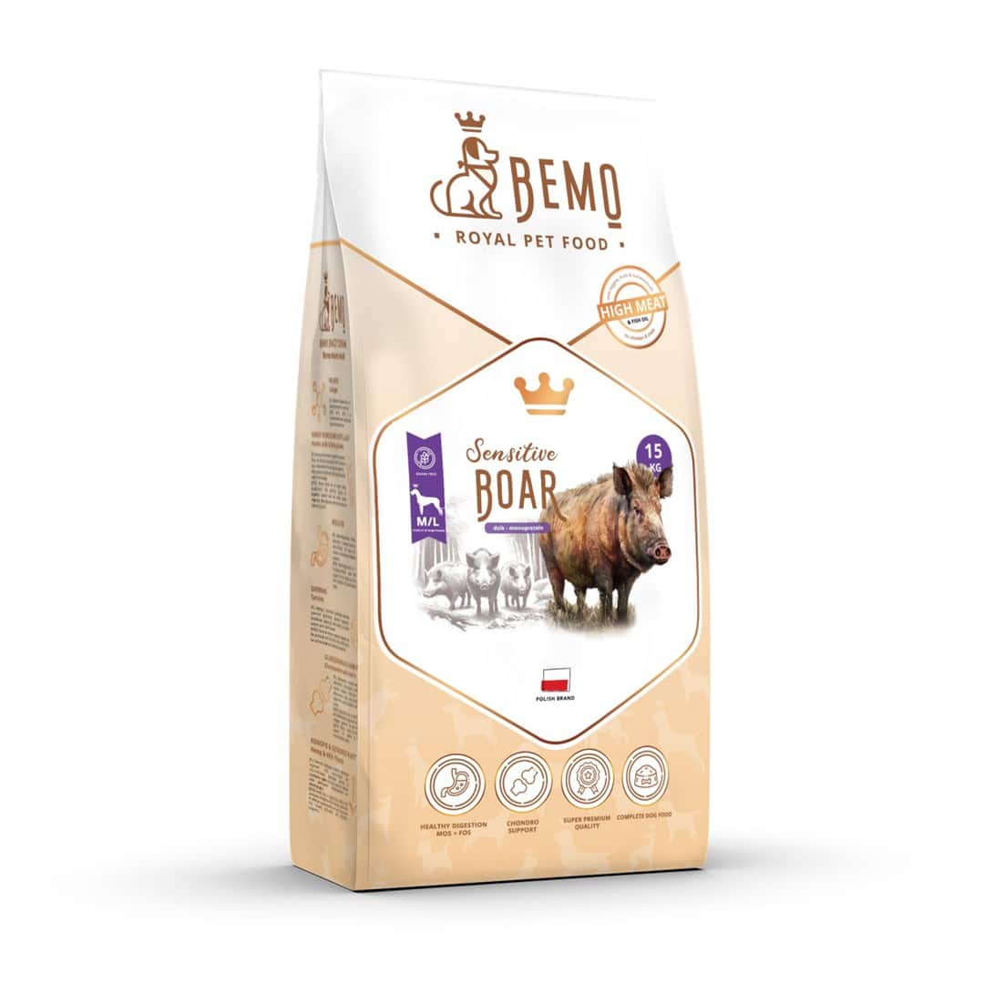 Bemo Karma sucha Sensitive Boar - dzik medium/large 15kg — zdjęcie 1 z 2