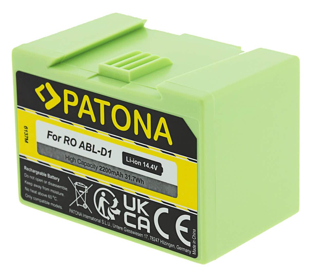 PATONA Akumulator do iRobot i7, ABL-D1, 2200mAh, 14.4V, Li-Ion, 4cells — zdjęcie 1 z 4