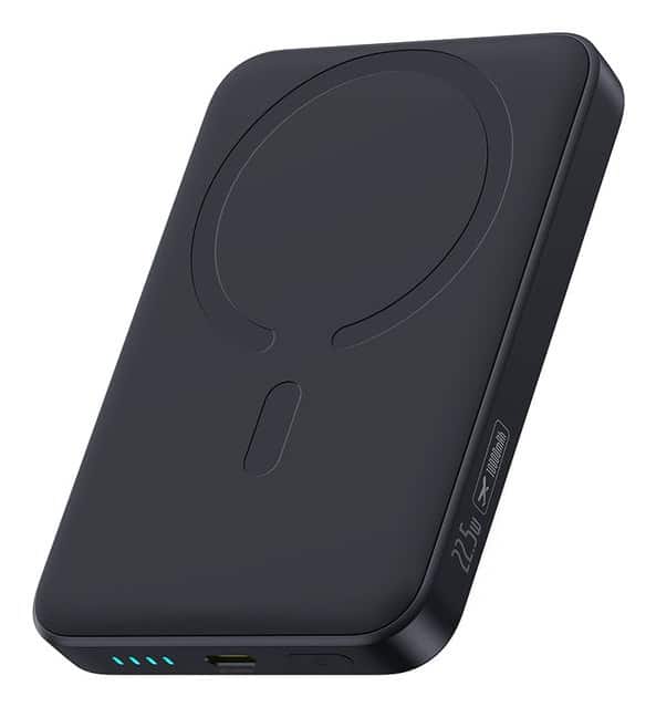 Powerbank Baseus EnerFill FM11 Ultra-Mini 10000mAh 22,5W kompatybilny z MagSafe z kablem Baseus Simple USB-C 20V/3A 30cm - czarny — zdjęcie 1 z 5