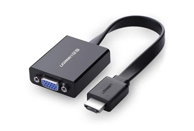 Ugreen Adapter  HDMI Do VGA MM103 25cm Czarny — zdjęcie 1 z 4