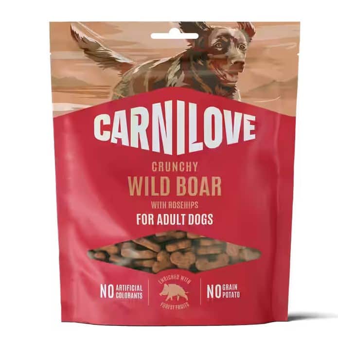 CARNILOVE Dog CRUNCHY Snack Wild Boar with Rosehips 200 g