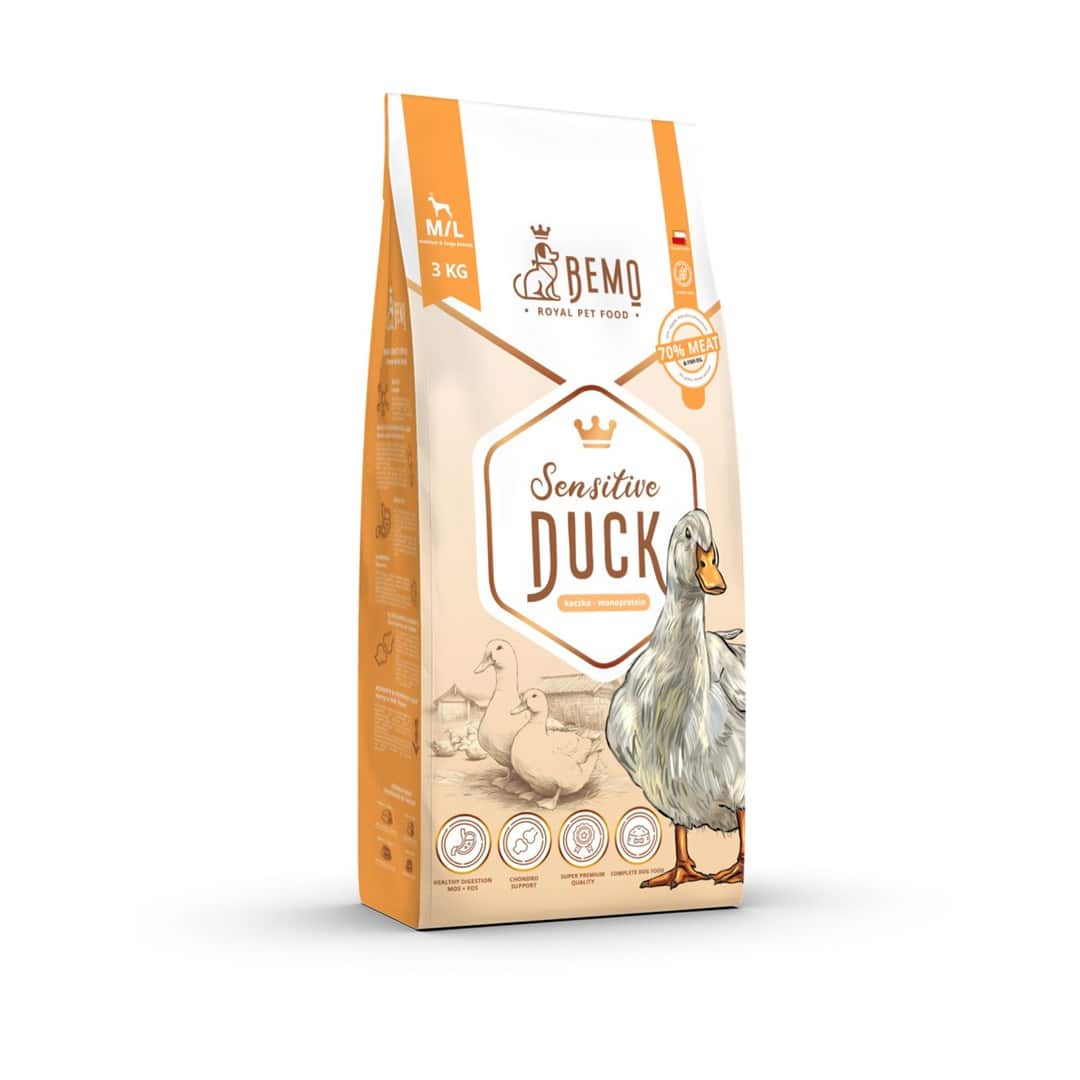 Bemo Karma sucha Sensitive Duck - kaczka medium/large 3kg