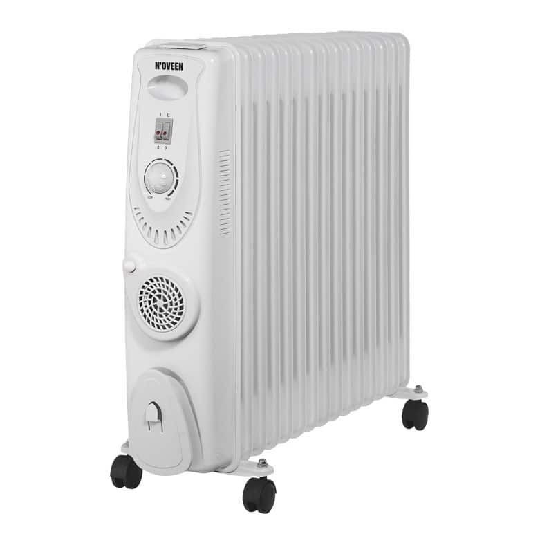 Grzejnik olejowy Noveen OH1501 2500 Wat + 400 Wat Turbo Wentylator — zdjęcie 1 z 5