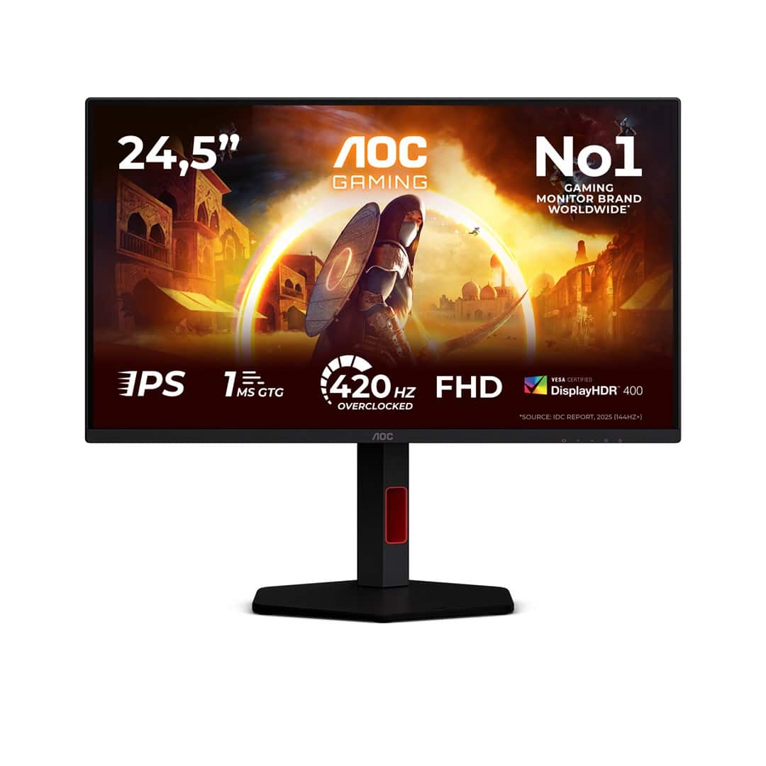 MONITOR AOC LED 24,5" 25G4KUR 400Hz — zdjęcie 1 z 8