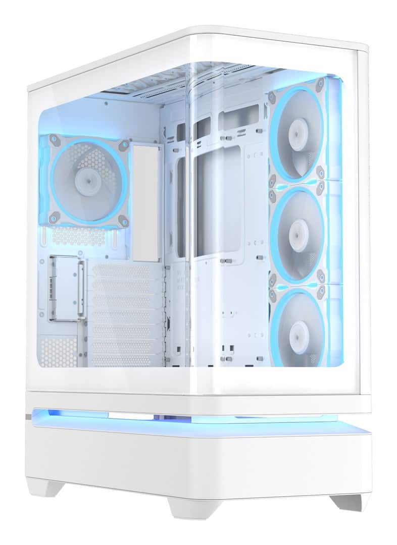 Obudowa ASUS PRIME AP304 TG ARGB WHITE — zdjęcie 1 z 8