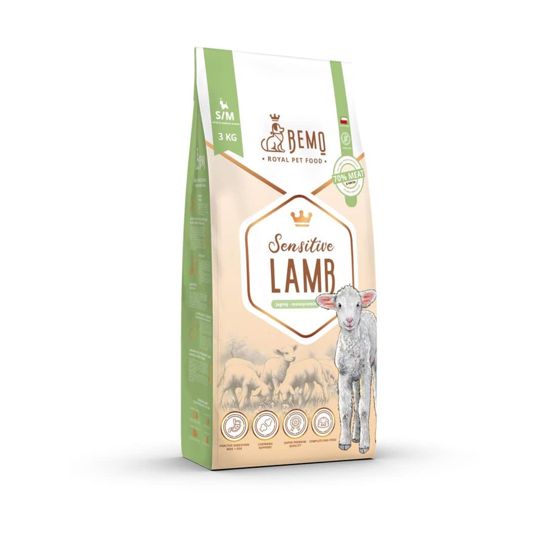 Bemo Karma sucha Sensitive Lamb - jagnięcina small/medium 3kg