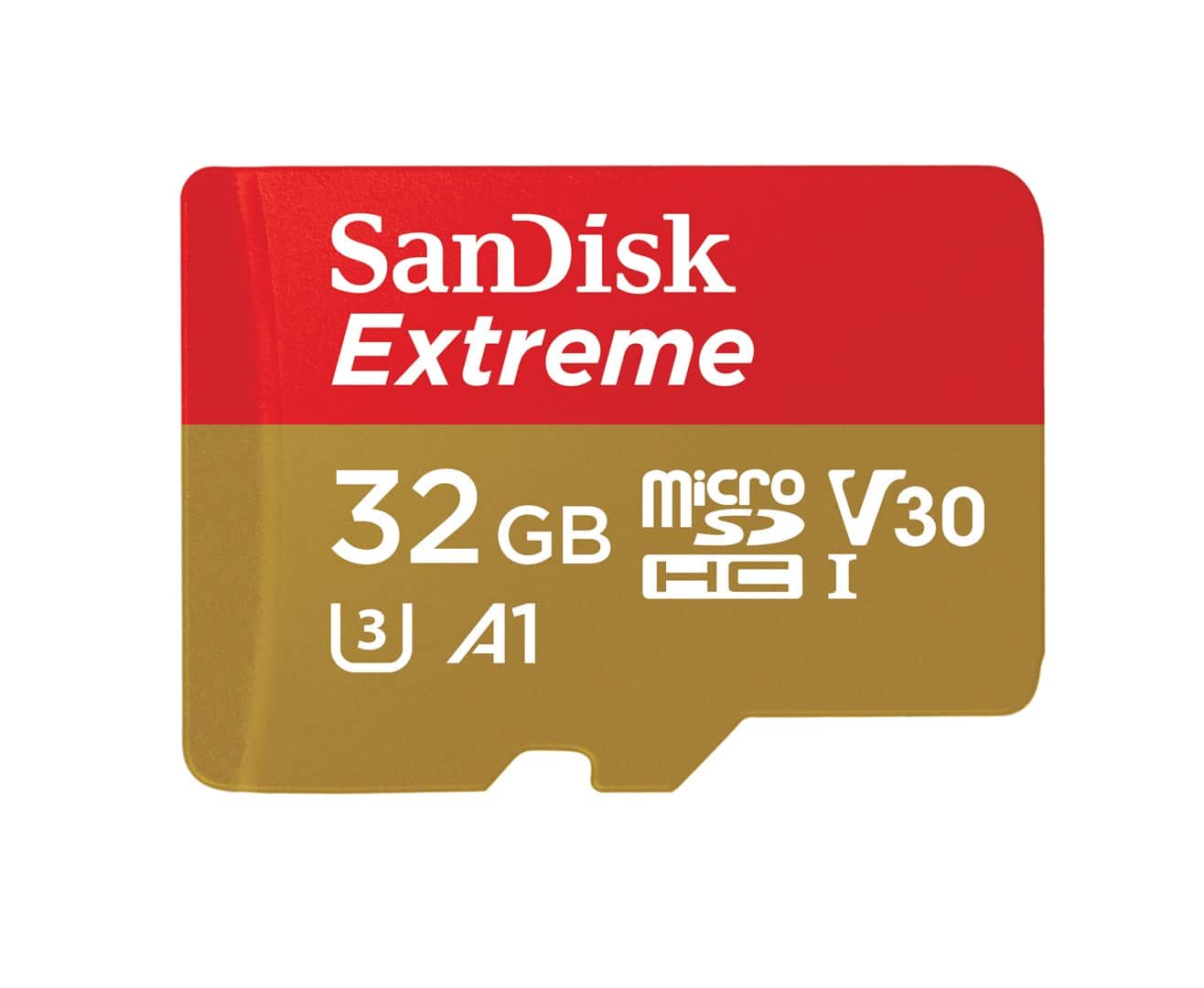 Karta pamięci SanDisk Extreme SDSQXAF-032G-GN6AA (32GB; Class U3; Adapter, Karta pamięci) — zdjęcie 1 z 4