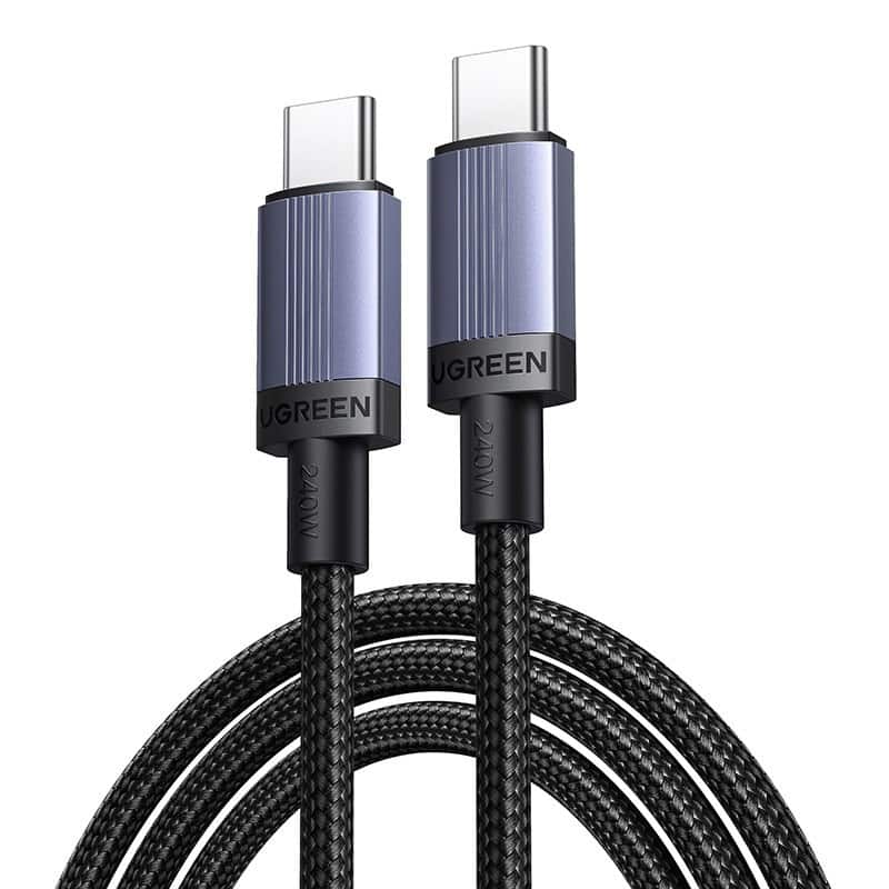 Kabel Ugreen USB-C do USB-C PD 100W 5A 3m - czarny — zdjęcie 1 z 8