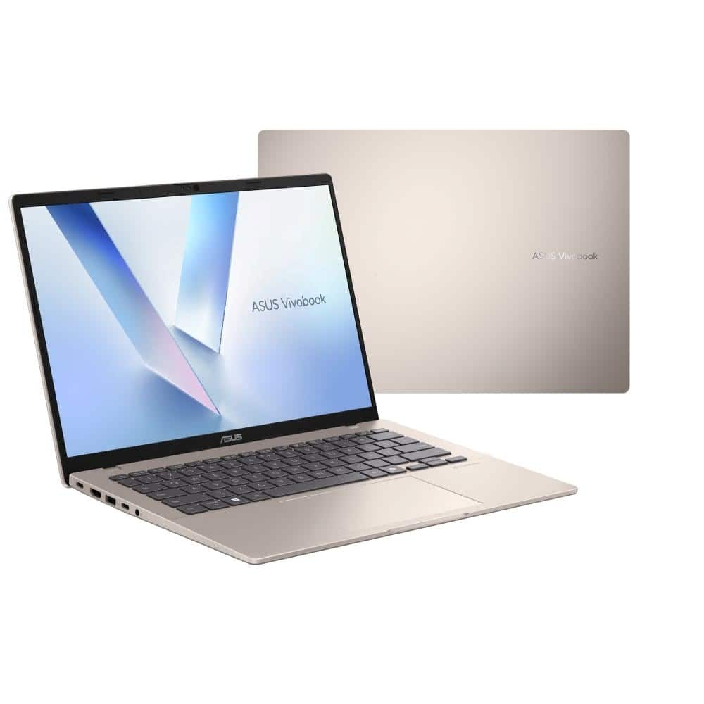 ASUS Vivobook 14 M1407GA-LY011W Ryzen AI 7 445 14.0"WUXGA IPS-level Panel 60Hz 300nits AG 16GB DDR5 SSD512 Radeon Graphics WLAN+BT Cam1080p+IR 42WHrs Win11 Platinum Gold — zdjęcie 1 z 7