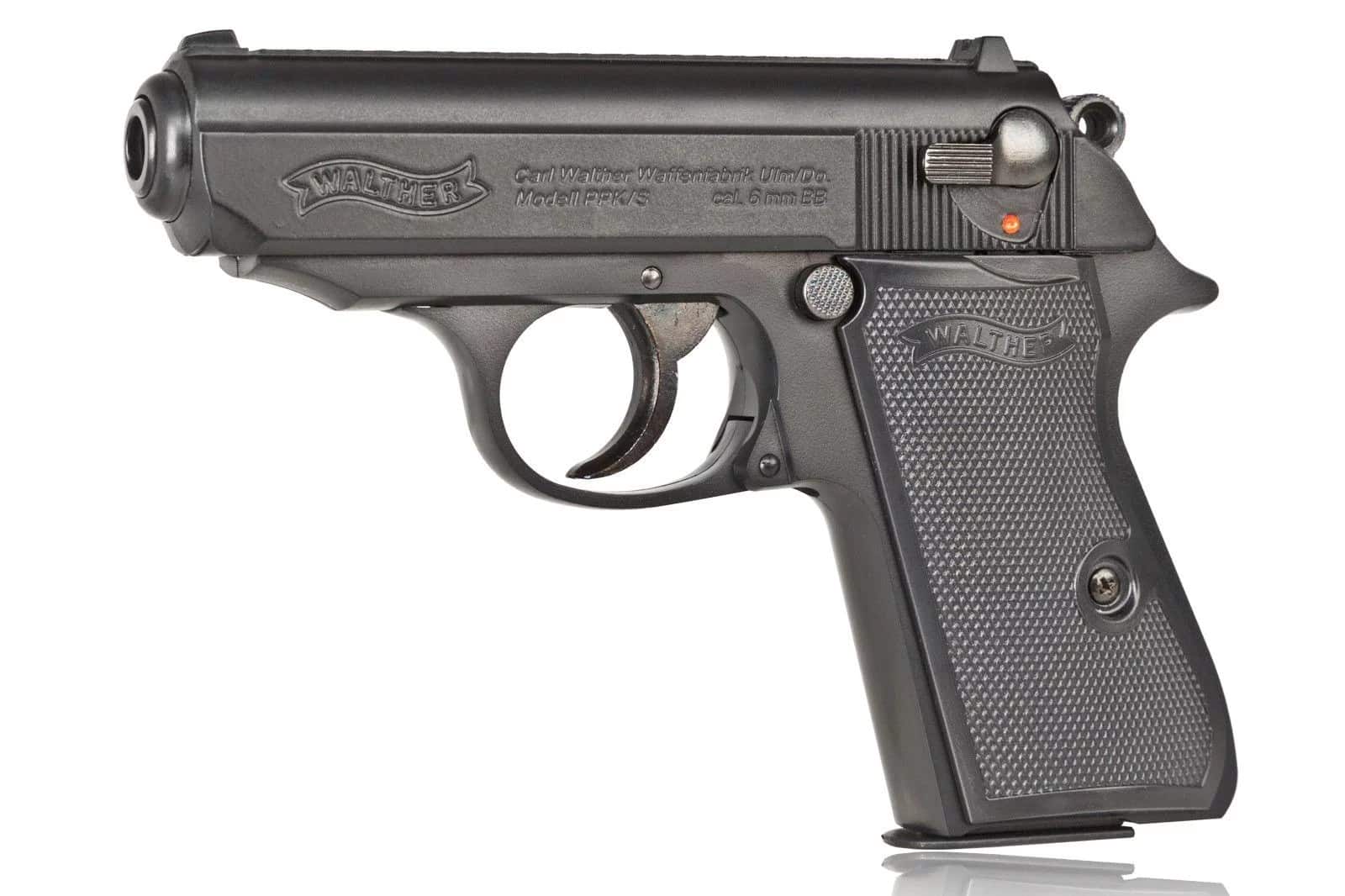 Pistolet ASG Walther PPK/S sprężynowy (OUTLET) — zdjęcie 1 z 6