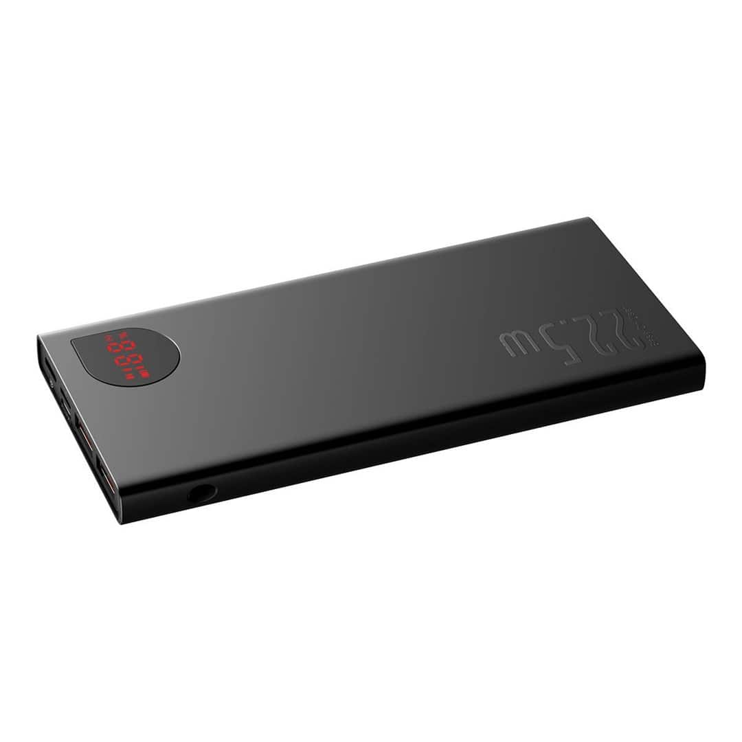 Baseus Adaman Metal powerbank z szybkim ładowaniem 10000mAh 22.5W (Overseas Edition 2021) czarny — zdjęcie 1 z 6